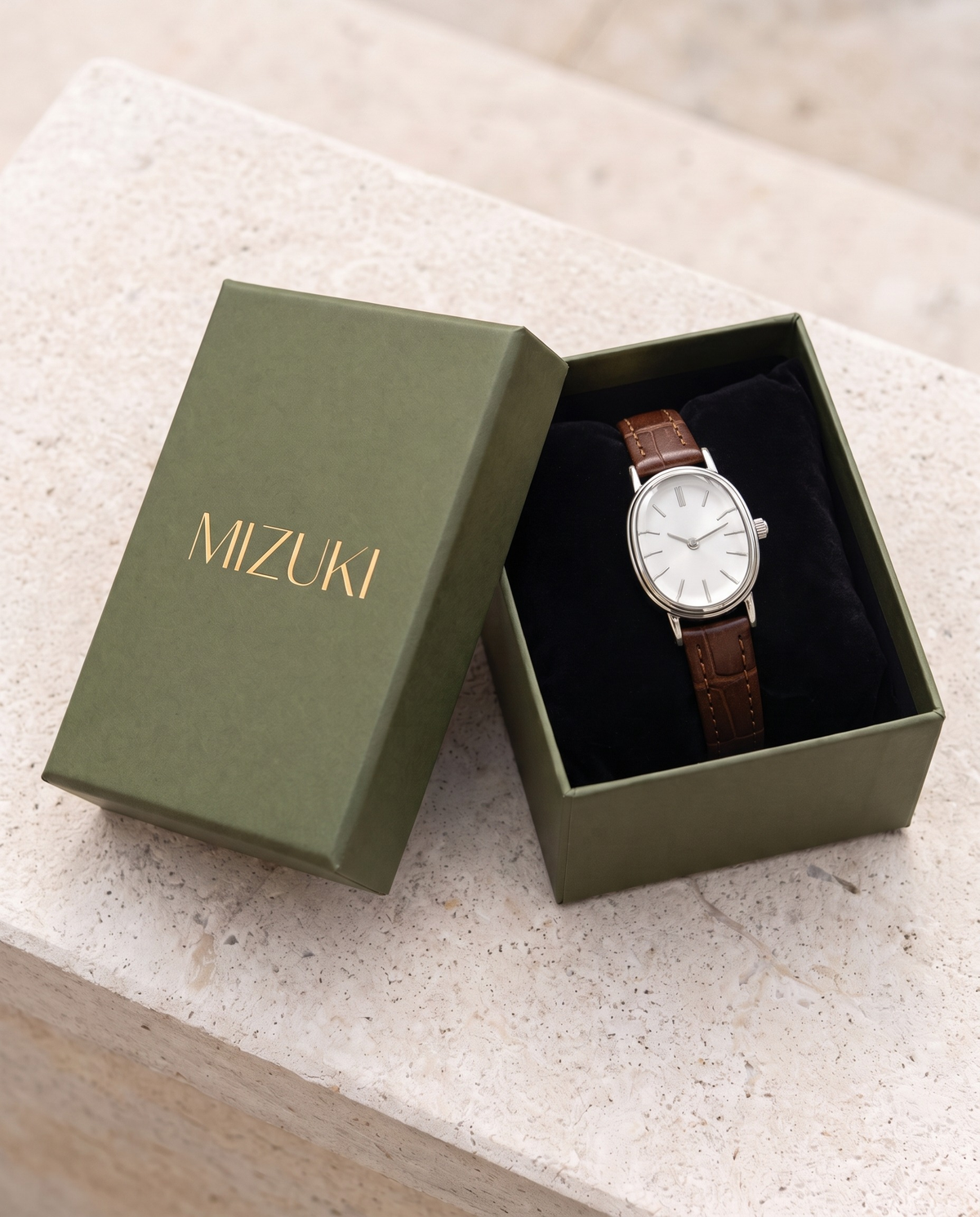 Madeleine Watch Cognac by Mizuki, view 6